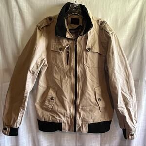 Men Wear Classic-Canvas-Men’s Jacket-Tan